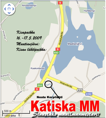 Katiska MM 2009 Korpilahdella.